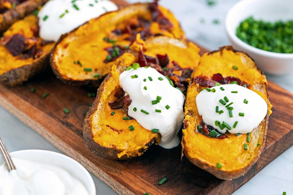 Potato Skins with Chives